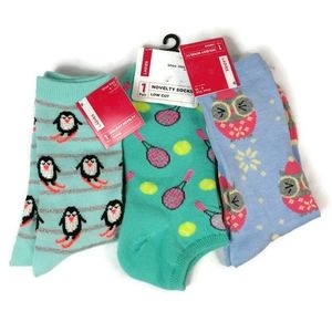 NWT 3 Pairs Women's Novelty Socks Assortment